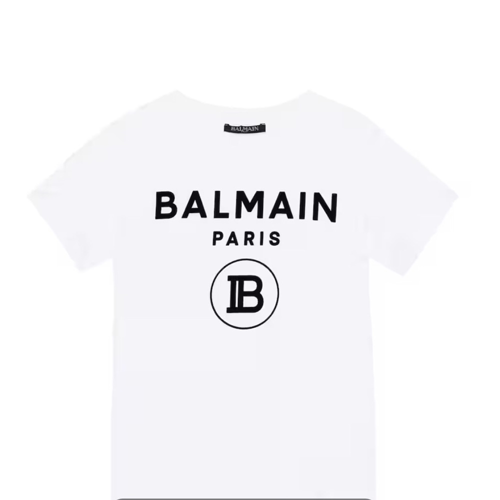 Balmain logo cotton t-shirt